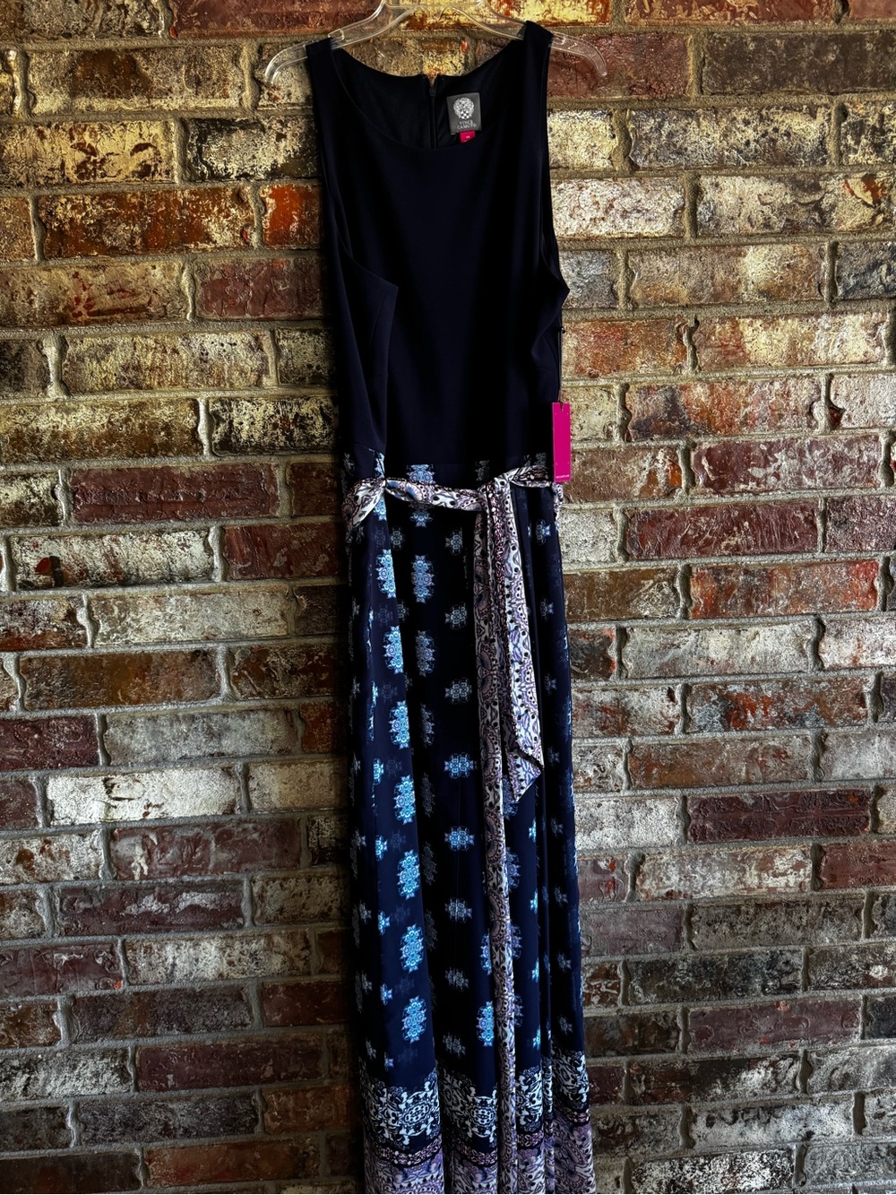 NWT Vince Camuto jumpsuit with scarf tie waist style pants